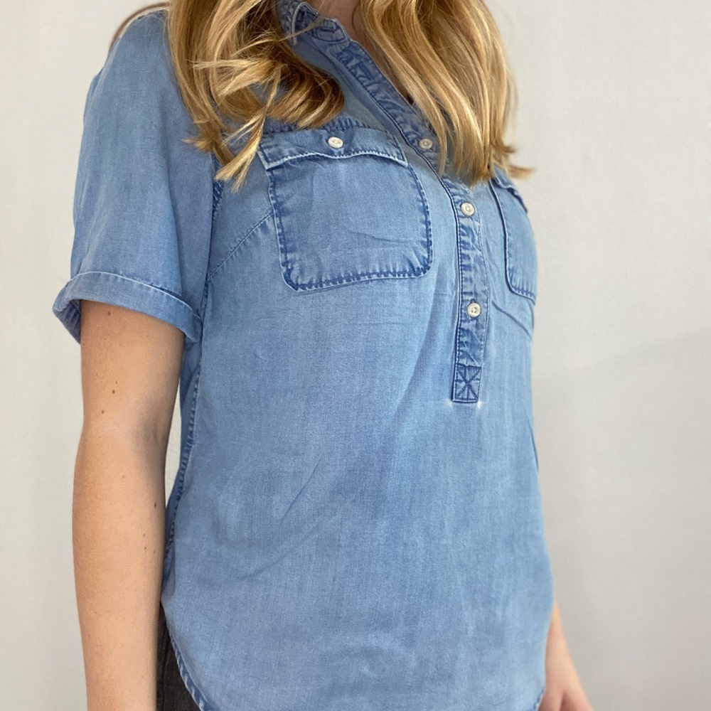 Half button up shirt